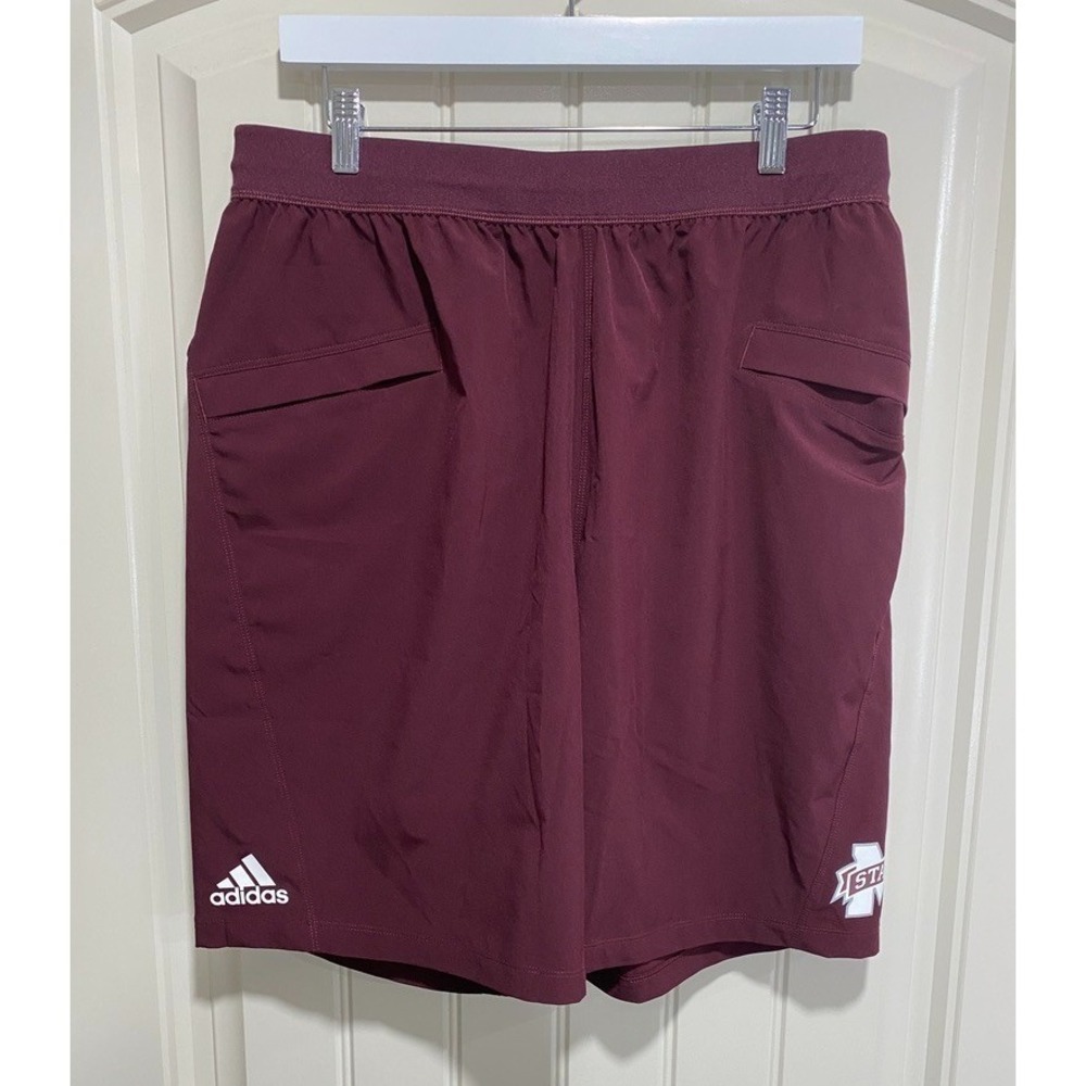 Adidas Men's Large Climalite Mississippi State Crazy Train Shorts NCAA Football